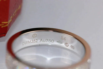 [Regal Jewels]LOVE RING 3.6MM DIAMOND PAVED
