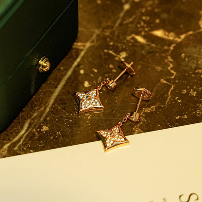 [Regal Jewels]STAR DIAMONDS EARRINGS GOLD