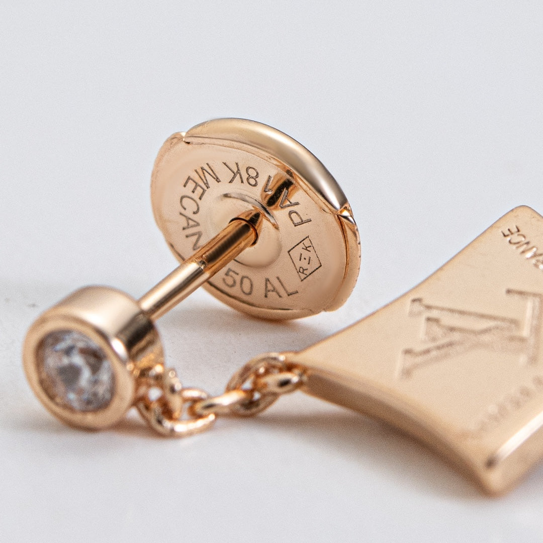 [Regal Jewels]STAR DIAMONDS EARRINGS GOLD