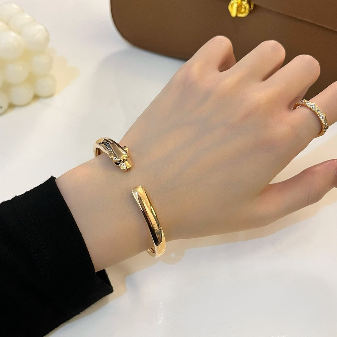 [Regal Jewels]PANTHERE GOLD OPEN BRACELET