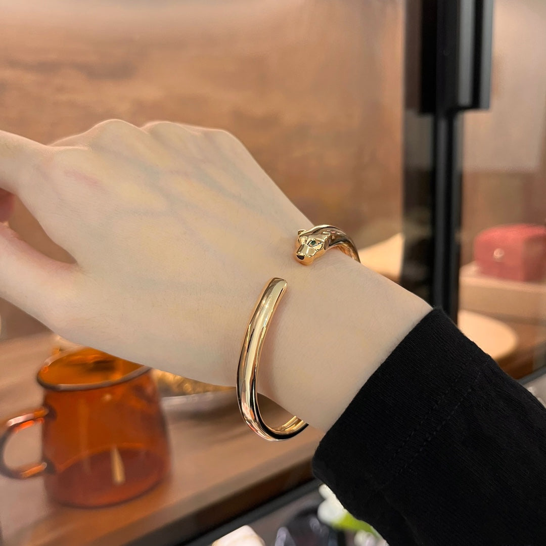 [Regal Jewels]PANTHERE GOLD OPEN BRACELET