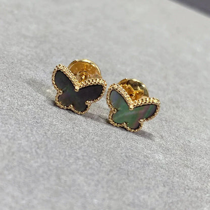 [Regal Jewels]BUTTERFLY DARK MOP  EARRINGS
