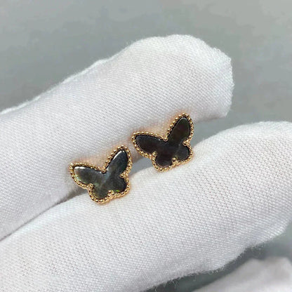 [Regal Jewels]BUTTERFLY DARK MOP  EARRINGS
