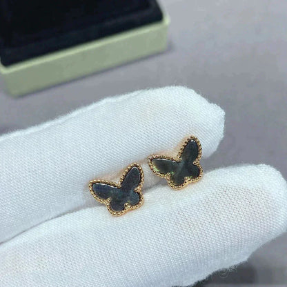 [Regal Jewels]BUTTERFLY DARK MOP  EARRINGS