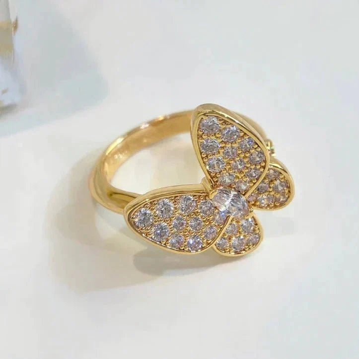 [Regal Jewels]BUTTERFLY DIAMOND RING