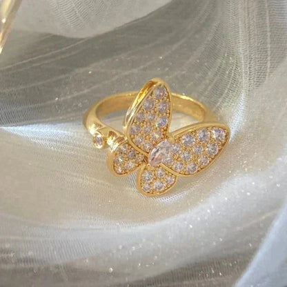 [Regal Jewels]BUTTERFLY DIAMOND RING