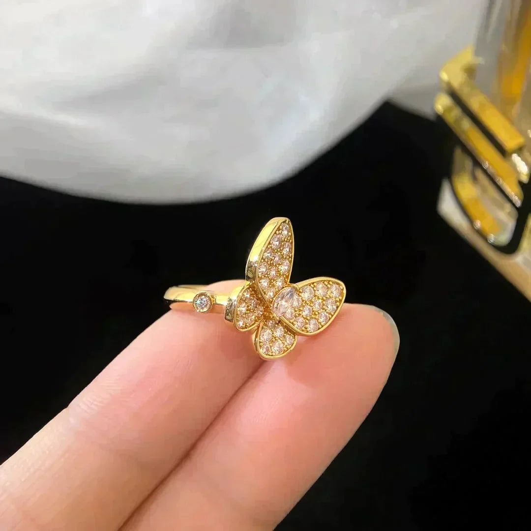 [Regal Jewels]BUTTERFLY DIAMOND RING