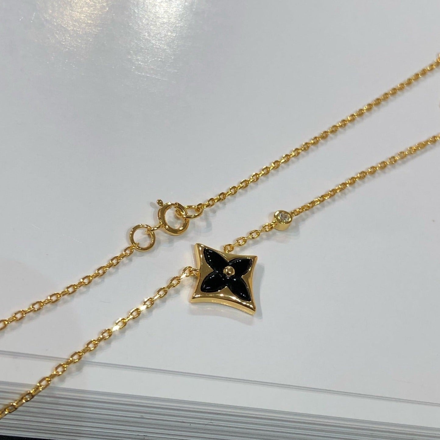 [Regal Jewels]STAR BLACK MOP NECKLACE