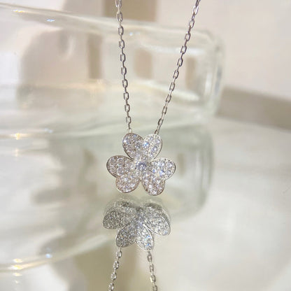 [Regal Jewels]FLOWER DIAMOND NECKLACE