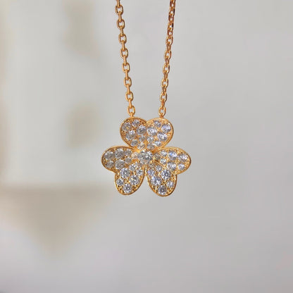 [Regal Jewels]FLOWER DIAMOND NECKLACE