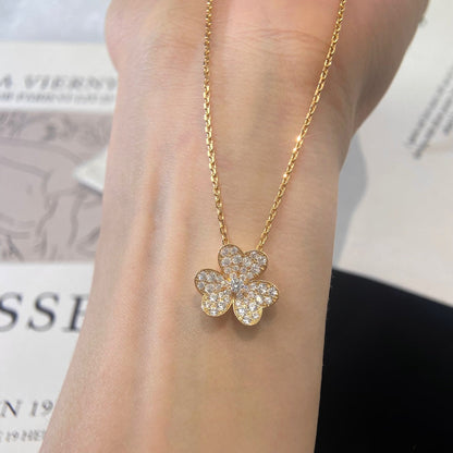 [Regal Jewels]FLOWER DIAMOND NECKLACE