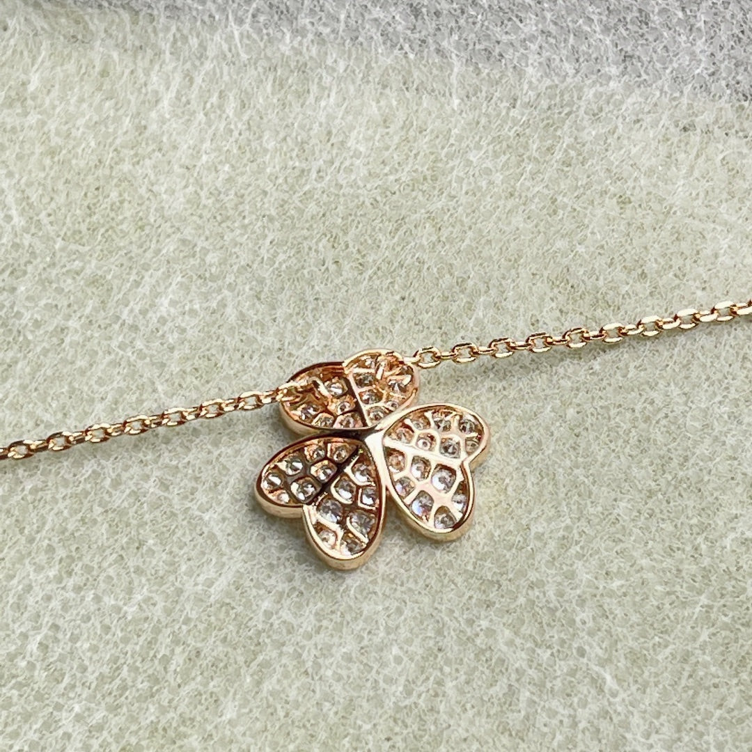 [Regal Jewels]FLOWER DIAMOND NECKLACE
