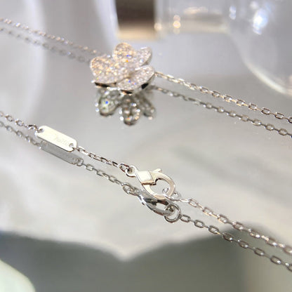 [Regal Jewels]FLOWER DIAMOND NECKLACE