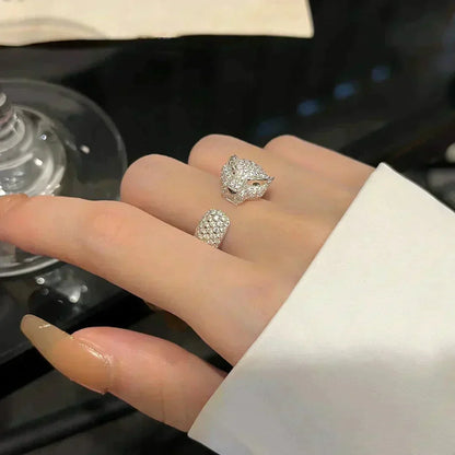 [Regal Jewels]PANTHERE 5.5MM ALL DIAMOND RING
