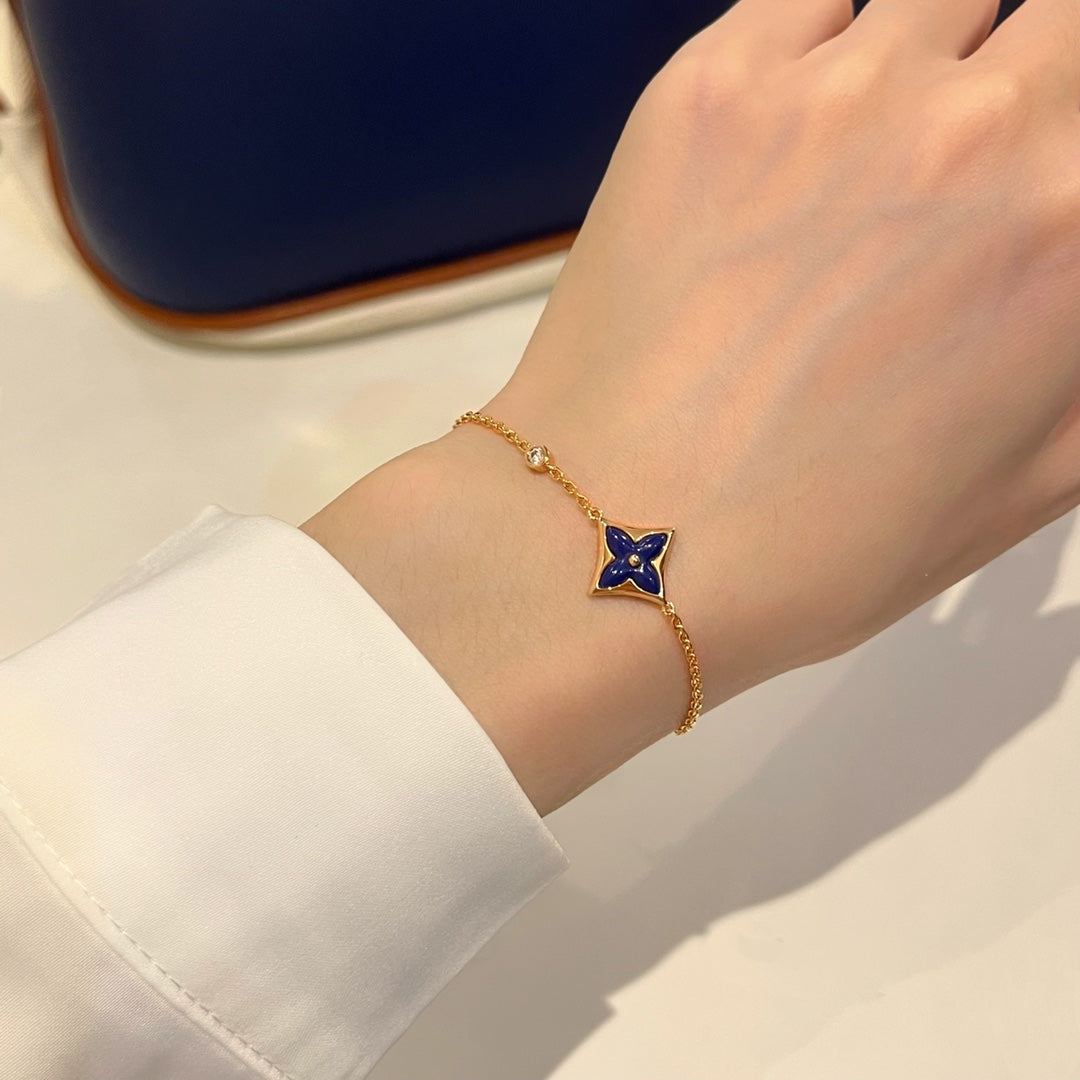 [Regal Jewels]COLOR STAR PINK GOLD DIAMOND BRACELET
