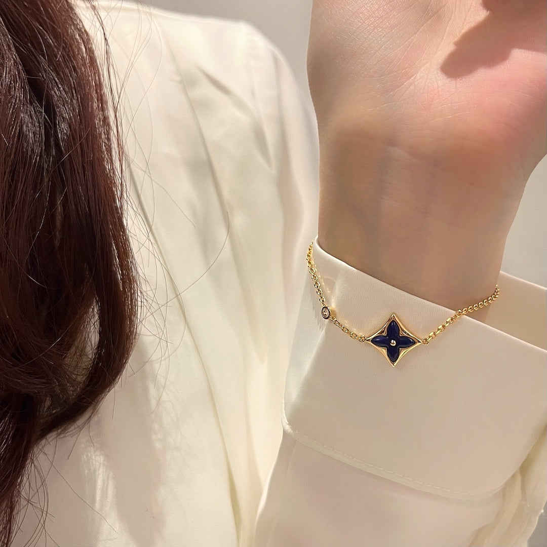 [Regal Jewels]COLOR STAR PINK GOLD DIAMOND BRACELET