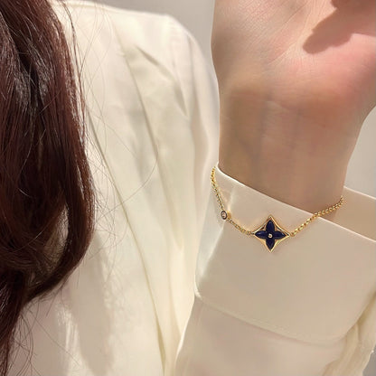 [Regal Jewels]COLOR STAR PINK GOLD DIAMOND BRACELET