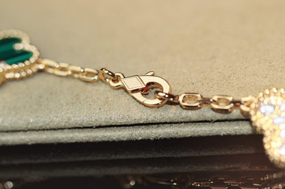 [Regal Jewels]CLOVER 20 MOTIFS ONYX ROSE GOLD
