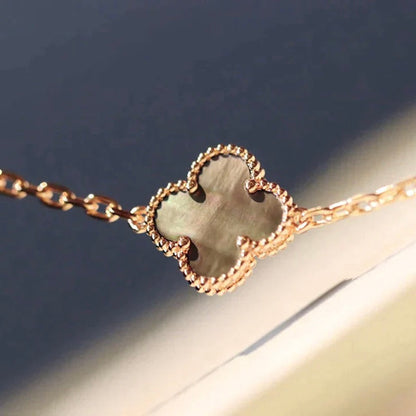[Regal Jewels]CLOVER 20 MOTIFS LASER DIAMOND NECKLACE