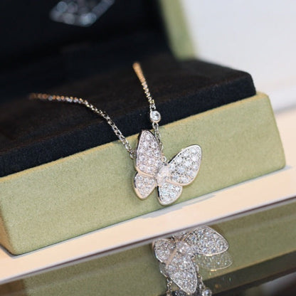 [Regal Jewels]BUTTERFLY DIAMOND NECKLACE