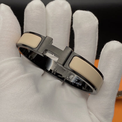 [Regal Jewels]H BRACELET 12MM BLACK BEIGE CERAMIC