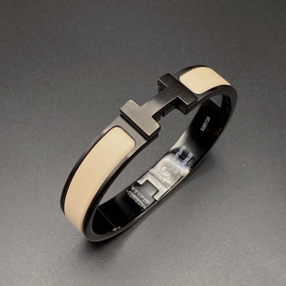 [Regal Jewels]H BRACELET 12MM BLACK BEIGE CERAMIC