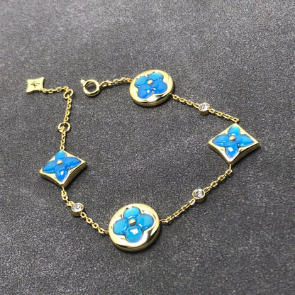 [Regal Jewels]STAR AND SUN TURQUOISE 4 MOTIFS 3 DIAMONDS