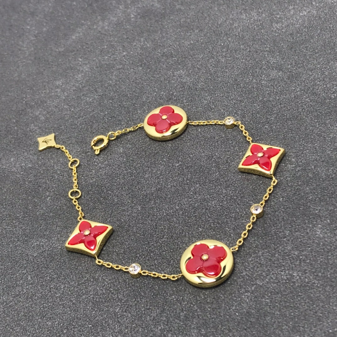 [Regal Jewels]STAR AND SUN CARNELIAN 4 MOTIFS 3 DIAMONDS