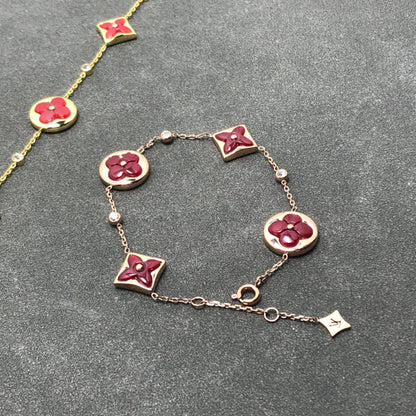 [Regal Jewels]STAR AND SUN CARNELIAN 4 MOTIFS 3 DIAMONDS