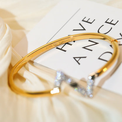 [Regal Jewels]VOLTE UPSITE DOWN GOLD DIAMOND BRACELET