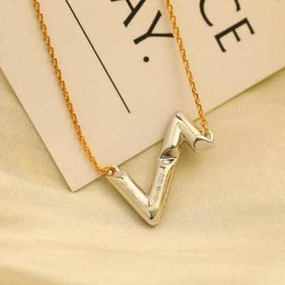 [Regal Jewels]VOLT SILVER DIAMOND PEDANT NECKLACE