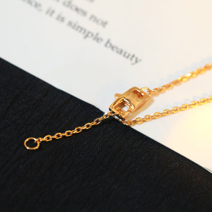 [Regal Jewels]STAR AND SUN DIAMOND PINK GOLD NECKLACE