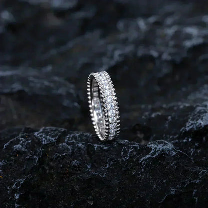 [Regal Jewels]PERLEE DIAMOND SILVER RING