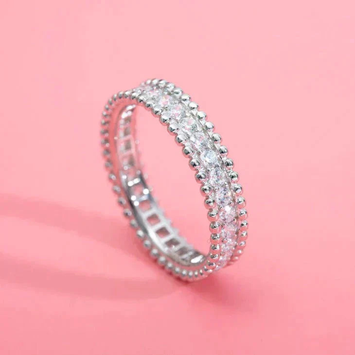 [Regal Jewels]PERLEE DIAMOND SILVER RING