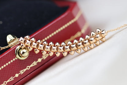 [Regal Jewels]CLASH PINK GOLD NECKLACE