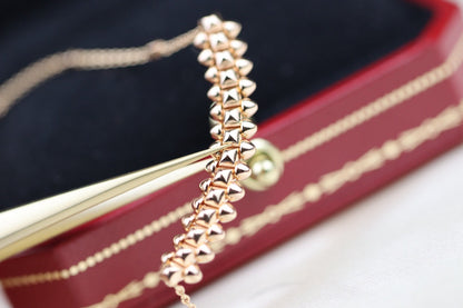 [Regal Jewels]CLASH PINK GOLD NECKLACE