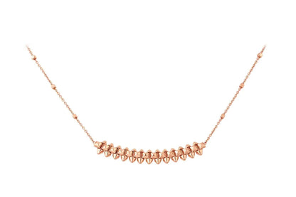 [Regal Jewels]CLASH PINK GOLD NECKLACE