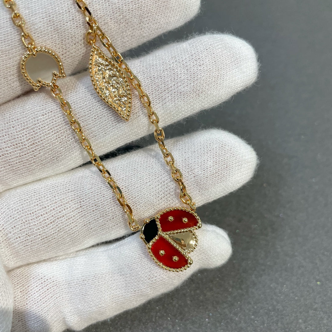 [Regal Jewels]LUCKY SPRING 15 MOTIFS GOLD NECKLACE