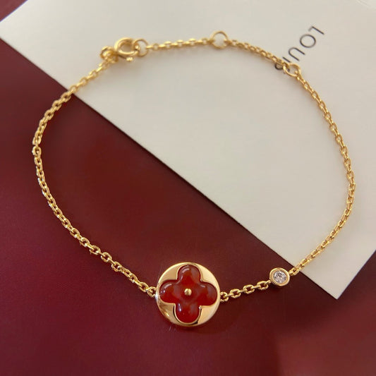 [Regal Jewels]SUN PEDANT CARNELIAN BRACELET