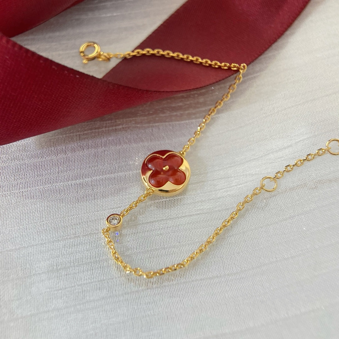 [Regal Jewels]SUN PEDANT CARNELIAN BRACELET