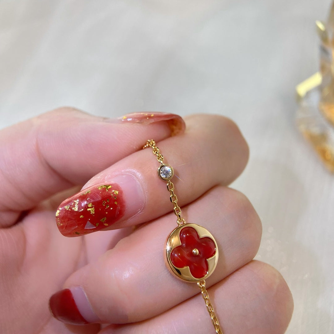 [Regal Jewels]SUN PEDANT CARNELIAN BRACELET