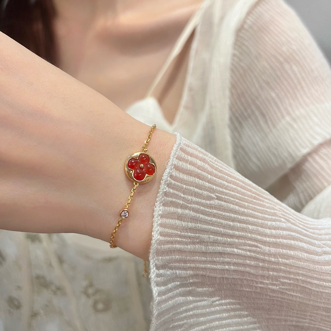 [Regal Jewels]SUN PEDANT CARNELIAN BRACELET
