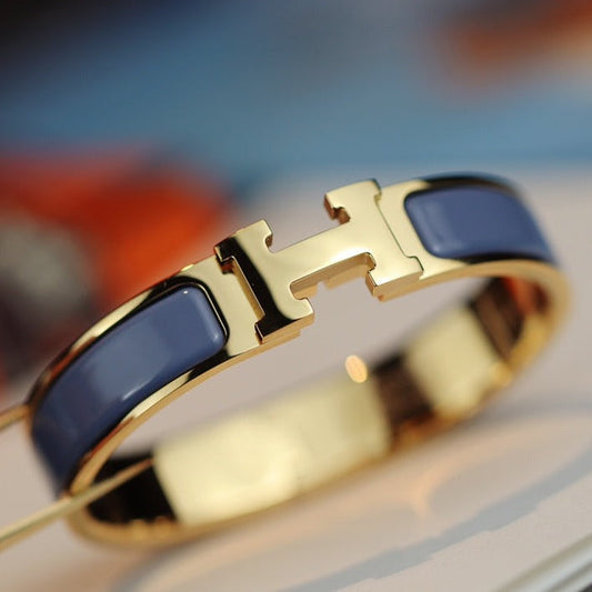 [Regal Jewels]H BRACELET 12MM BLUE GRAY