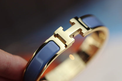 [Regal Jewels]H BRACELET 12MM BLUE GRAY