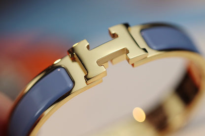 [Regal Jewels]H BRACELET 12MM BLUE GRAY