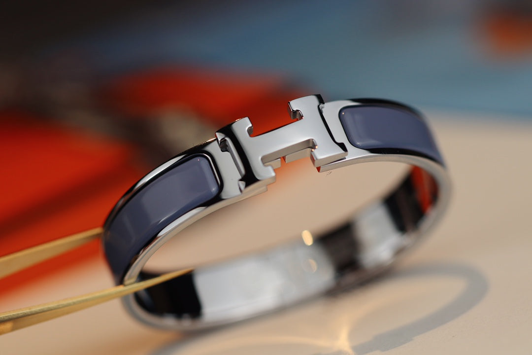 [Regal Jewels]H BRACELET 12MM BLUE GRAY