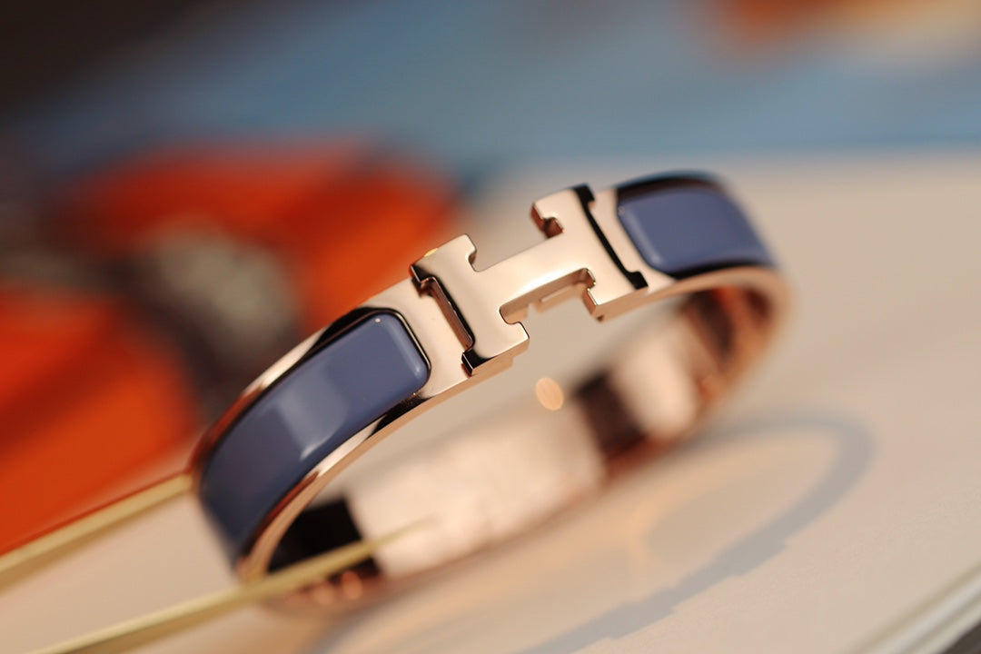 [Regal Jewels]H BRACELET 12MM BLUE GRAY
