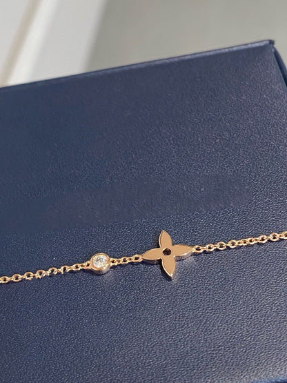 [Regal Jewels]STAR DIAMOND PINK GOLD BRACELET