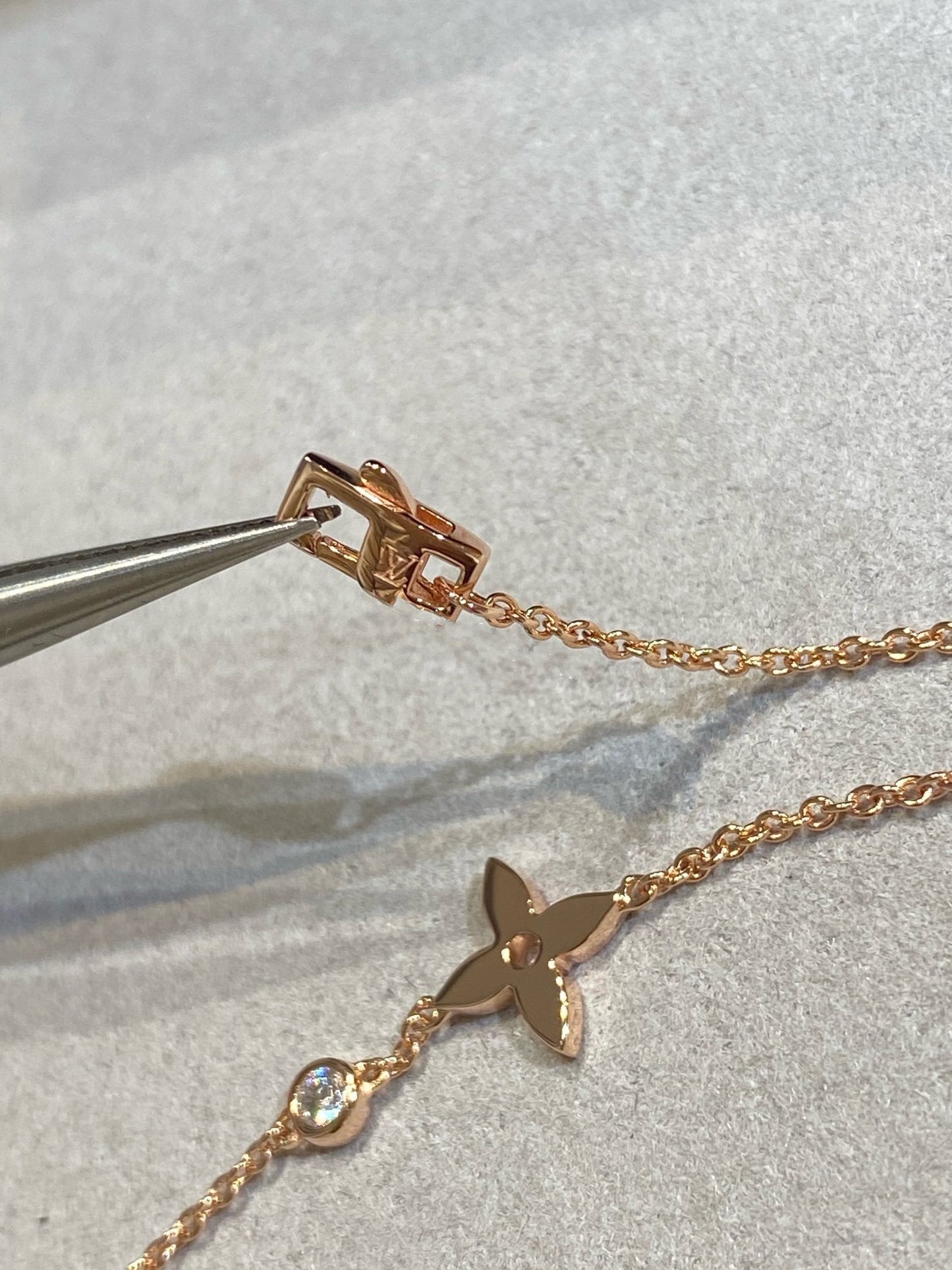 [Regal Jewels]STAR DIAMOND PINK GOLD BRACELET