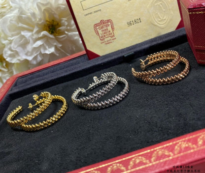 [Regal Jewels]CLASH LARGE HOOP EARRINGS
